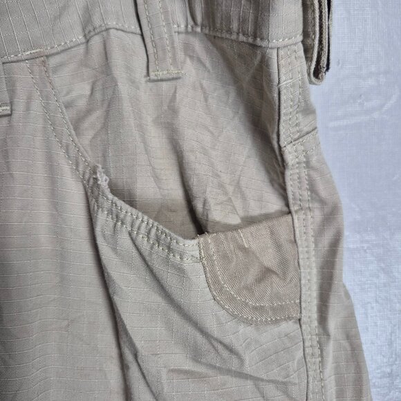 Blaklader Work Pants Men's 34x32 Ripstop Knee Pad Ready Cargo Utility Khaki - Picture 9 of 16